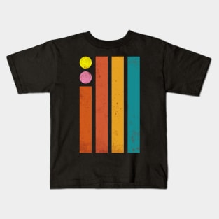 Circle and Vertical Line Kids T-Shirt